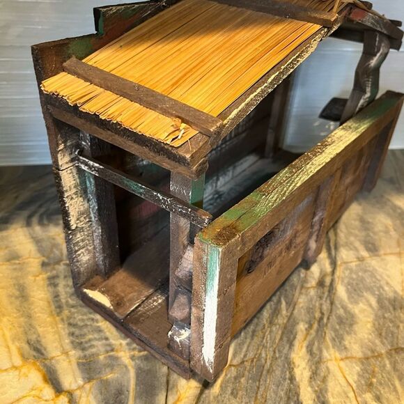 Italian wood and ceramic nativity set - Picture 6 of 9